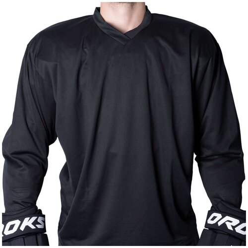 фото Хоккейный свитер детский цвет: черный размер: m ru46 oroks х декатлон decathlon