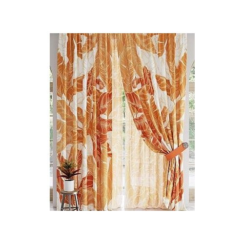 фото Комплект штор томдом мелендри (оранжевый)