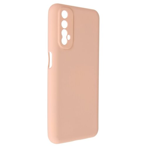фото Чехол pero для realme 7 liquid silicone light pink pcls-0057-pk