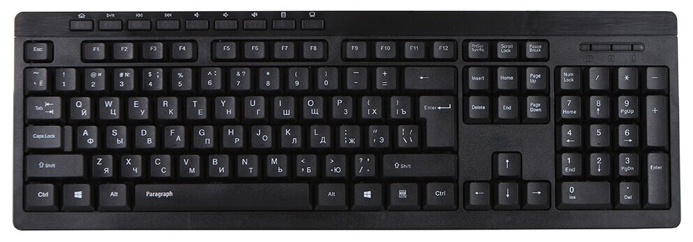Клавиатура QUMO Paragraph K63, USB, черный