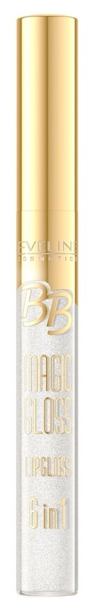 Eveline Блеск для губ Eveline BB Magic Gloss, тон 601 перламутровый, 9 мл