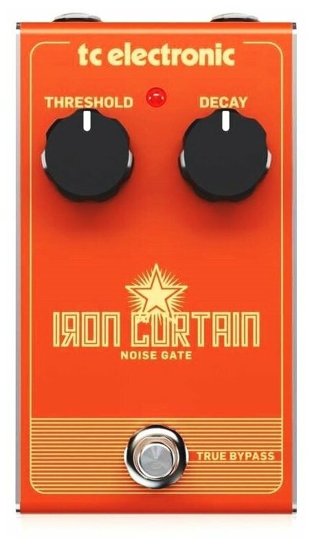 TC ELECTRONIC IRON CURTAIN NOISE GATE Напольная гитарная педаль эффекта шумоподавления