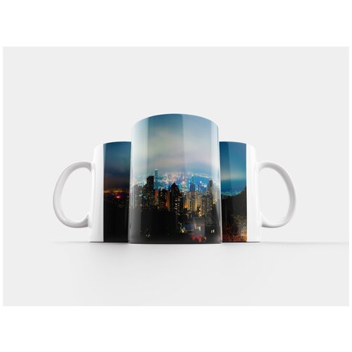 фото Кружка "гонконг, город, городской" 320 мл lotsprints