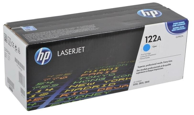 Лазерный картридж Hewlett Packard Q3961A (HP 122A) Cyan