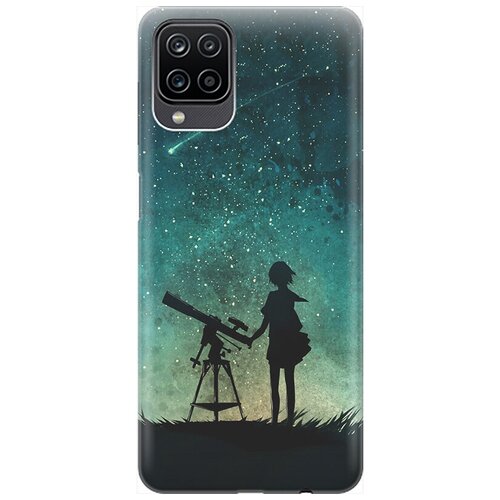 фото Ультратонкий силиконовый чехол-накладка для samsung galaxy a12 с принтом "загадай желание" gosso