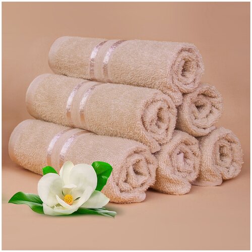 фото Доми полотенце для рук harmonika цвет: абрикосовый 33х50 см - 5 шт dome