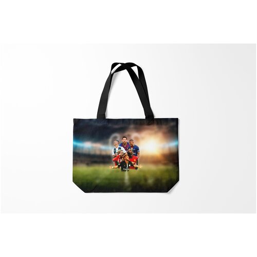 фото Сумка-шоппер / 46х35 см / футбол / barcelona чемпионы burnettie