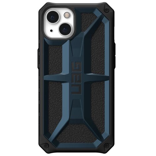 фото Чехол uag monarch series case для iphone 13 тёмно-синий (mallard)