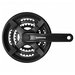 Система SHIMANO TY301, 170мм, 48/38/28, с защитой, черная, без упаковки