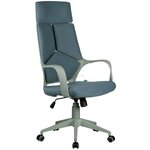 Компьютерное кресло для персонала Riva Chair RCH 8989+Серый пластик/Серая ткань - изображение
