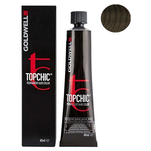 Goldwell Topchic стойкая крем-краска для волос микстон, 7NA пепельно-русый натуральный