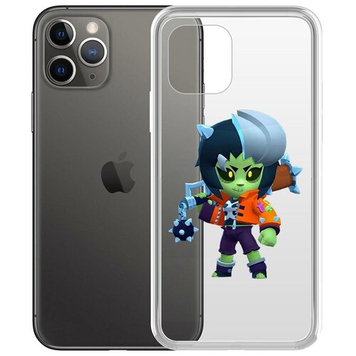 фото Чехол-накладка clear case brawl stars-зомбиби для iphone 11 pro krutoff group