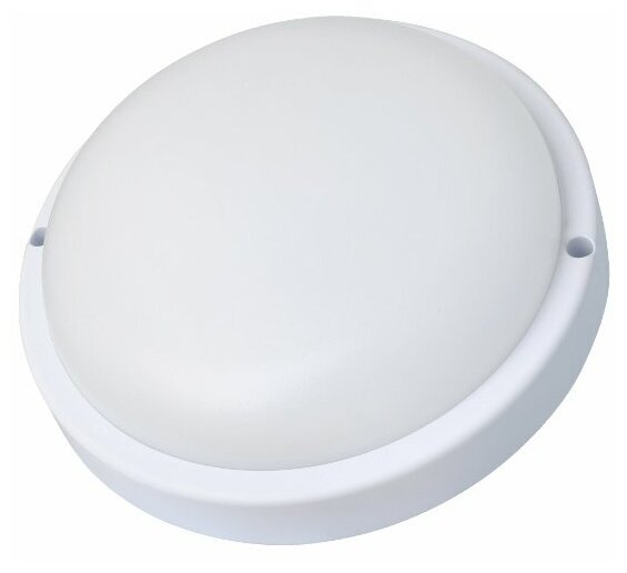 Влагозащищённый LED светильник 12Вт круг белый Ultraflash LBF-0301S C01