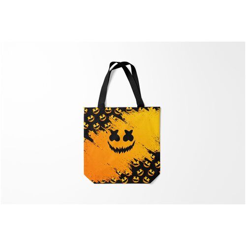 фото Сумка-шоппер / 40х40 см / разная музыка / marshmello halloween burnettie