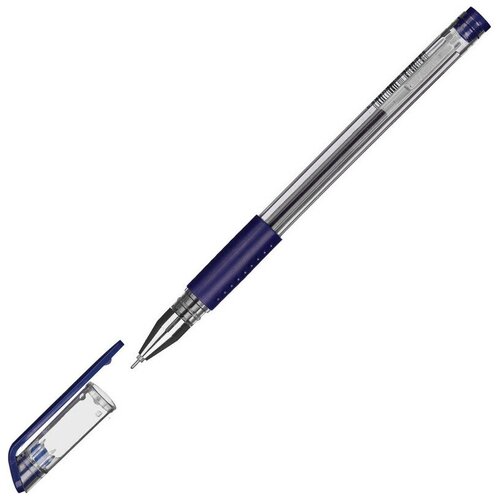 Ручка гелевая Attache Gelios-030 синий стерж, игольчатый, 0,5мм ручка гелевая attache gelios 030 черный стерж игольчатый 0 5мм