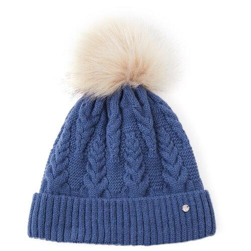 фото Шапка женская finn flare, цвет: синий a20-12146_100, размер: 56