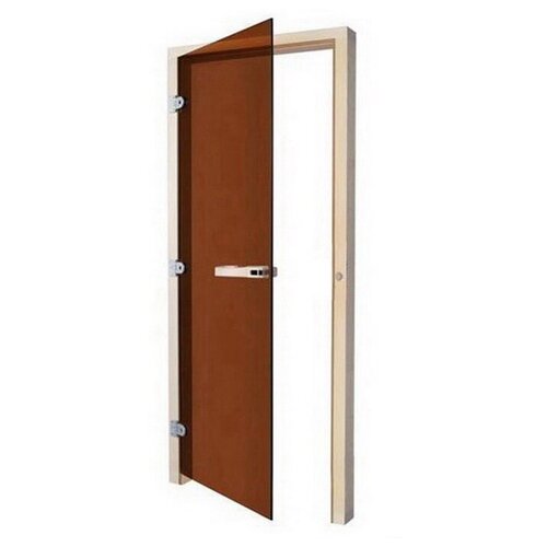 Дверь для сауны Sawo 730 3SGА L (7х19, бронза, левая, без порога, осина) дверь стекло бронза матовая 201х81 6мм 2 петли 716 gb магнит осина