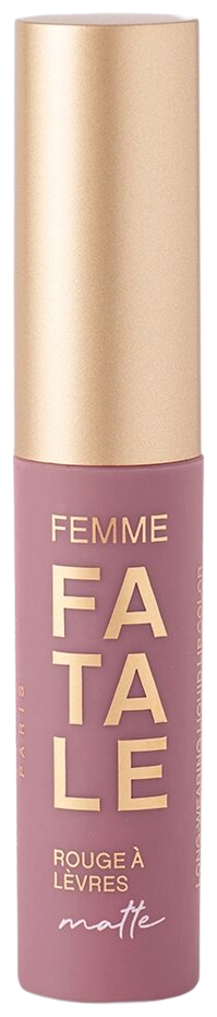 Vivienne Sabo жидкая матовая помада для губ Femme Fatale, оттенок 04 сливово-розовый