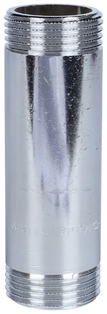 Удлинитель хромированный НН 1"x100 10 шт сантехнический для труб ФУМ лента