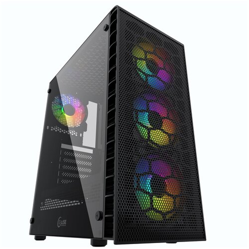 Игровой Компьютер Intel Core i7-10700F + GeForce RTX 3070 8ГБ корпус powercase mistral z4с mesh led tempered glass 4x 120mm 5 color fan чёрный atx cmiz4c l4