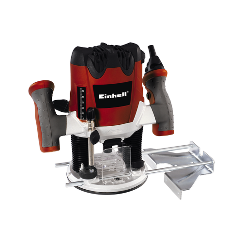 Вертикальный фрезер Einhell TE-RO 1255 E, 1200 Вт красный фрезер 1200 вт 11500 30000 об мин 6 8 мм алюм корп 38 мм коробка 80597