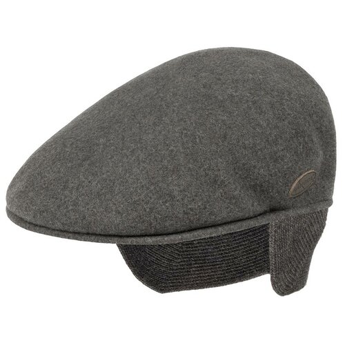 фото Кепка kangol арт. 0238kg wool 504 earlap (серый), размер 57