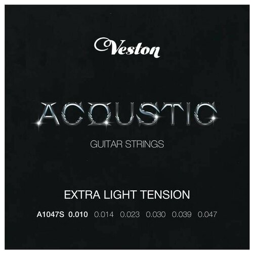 фото Veston a1047 - s - струны для акустической гитары