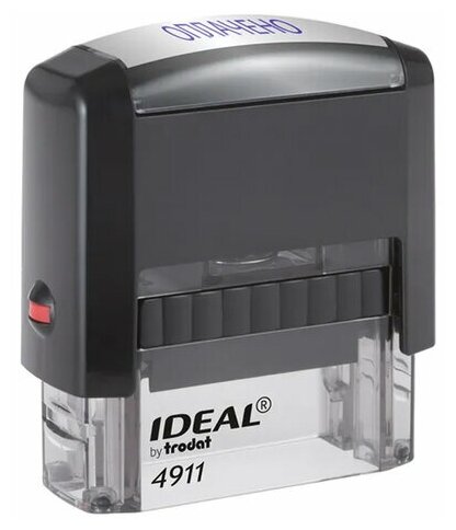 Текстовый штамп Trodat 4911/DB Ideal 4911/DB/L1.2 IDEAL пластик - фото №1