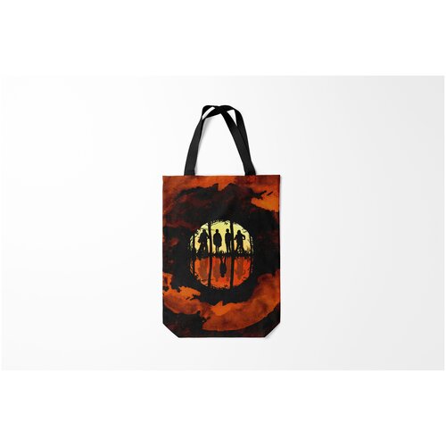 фото Сумка-шоппер / 31х42 см / сериалы / очень странные дела stranger things burnettie