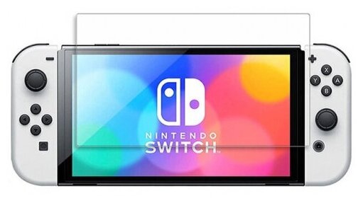 Защитное стекло Borasco для Nintendo Switch OLED (Hybrid Glass),