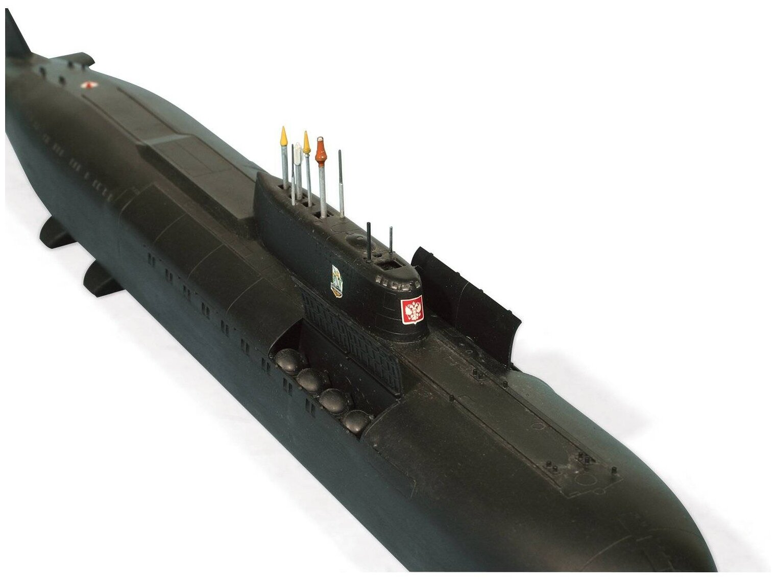 ZVEZDA Сборная модель Российский атомный подводный ракетный крейсер К-141 "Курск", подарочный набор - фото №5