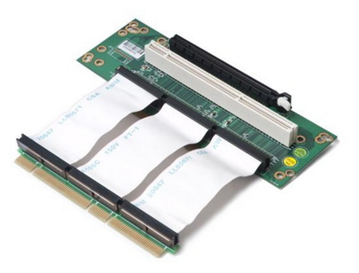 Raiser card Riser card, 2U, 2-Slot, PCI-e 16x 1slot & 64bit PCI-X, Cable Link 100mm (80h09323201b0) 8 .