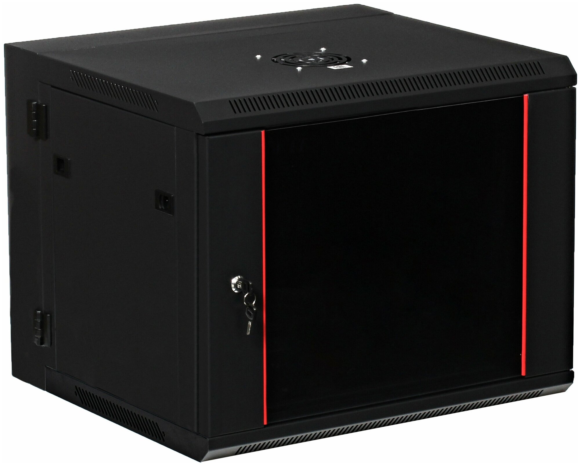 Шкаф 9U 600х600 19 дюймов телекоммуникационный серверный настенный черный C096060BWTWOF