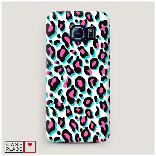 фото Чехол пластиковый samsung galaxy s7 розовые пятна леопарда case place