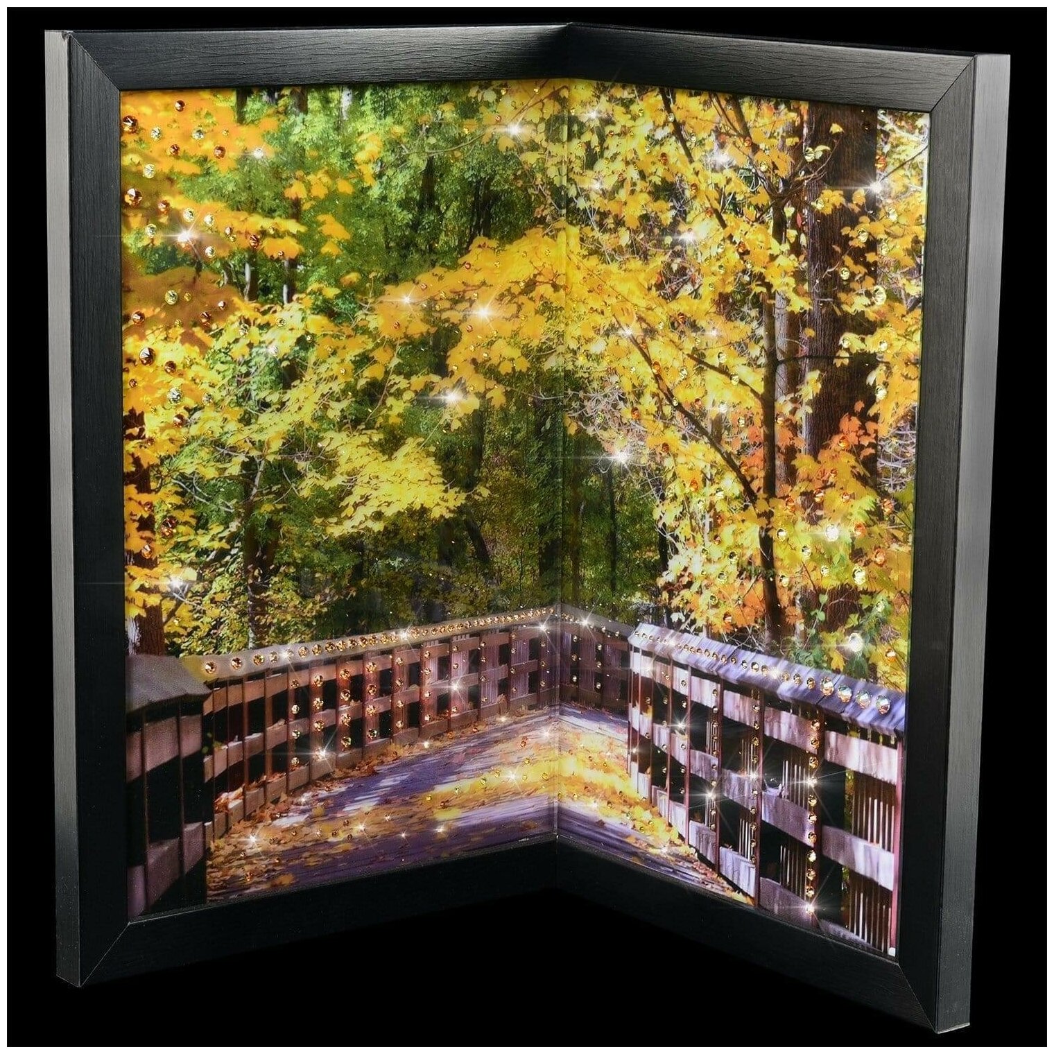 Угловая картина на стену