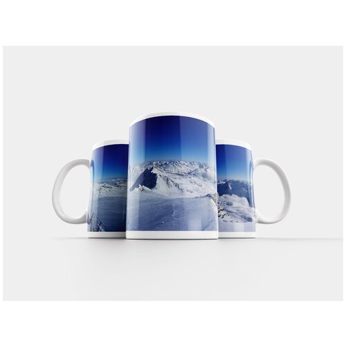 фото Кружка "снег, зима, панорамная фотография" 320 мл lotsprints