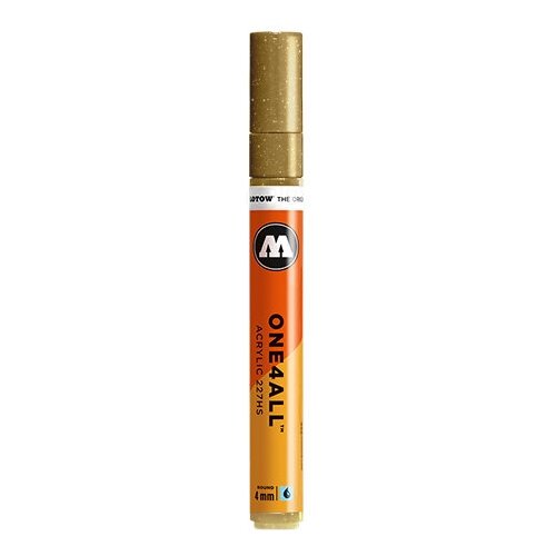 Molotow Маркер акриловый 227HS One4All Metallic, №228, Золото 4мм