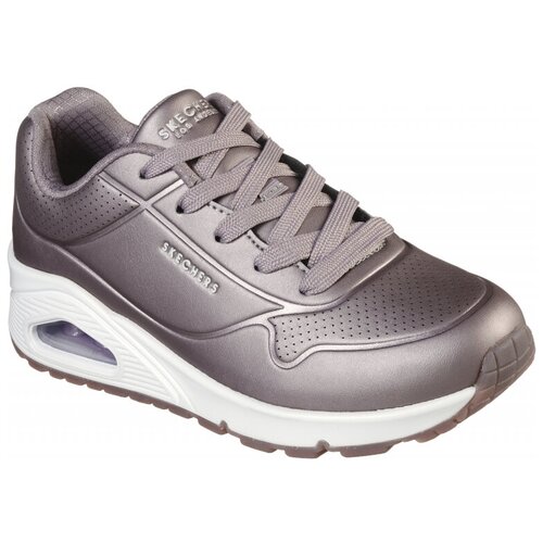 фото Кроссовки skechers 310009l-pew unorose bold для девочки, цвет оловянный, размер 33