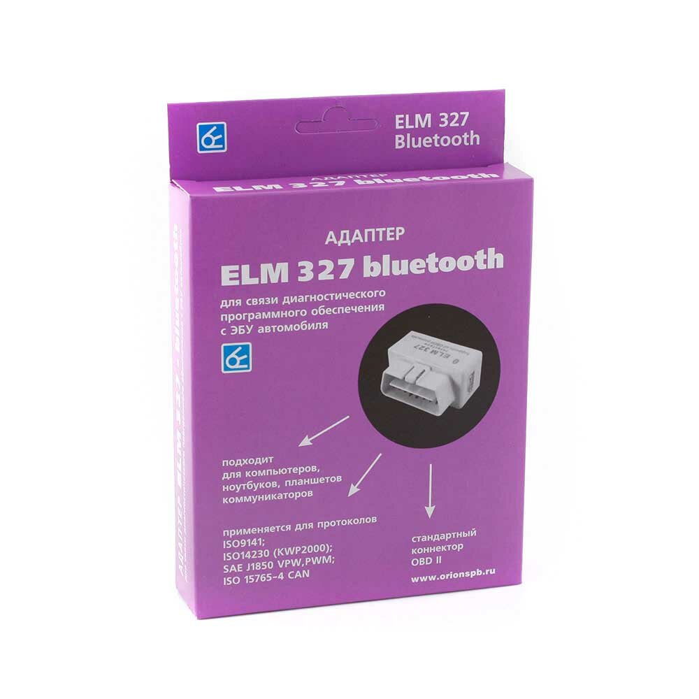 Адаптер орион ELM 327 Bluetooth OBD2 3003 - фотография № 5