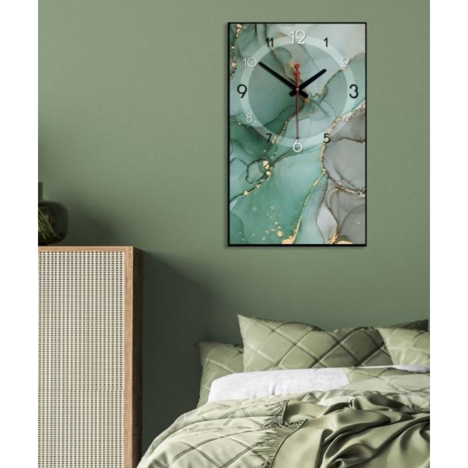 TIMEBOX Часы настенные, серия: Интерьер, "Мрамор", плавный ход, 57 х 35 см - фотография № 6
