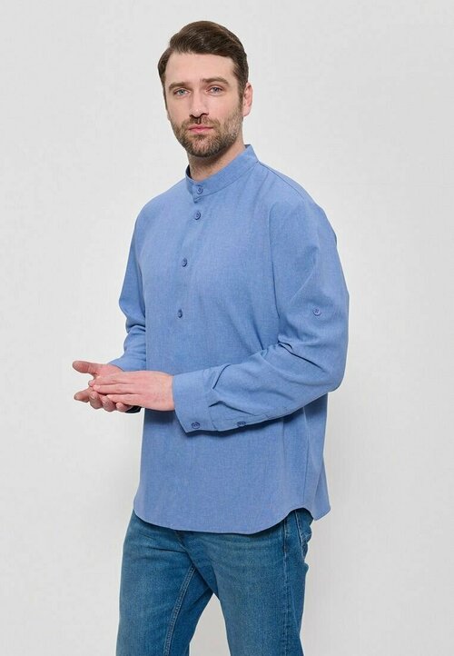 Рубашка CLEO, размер 52, синий