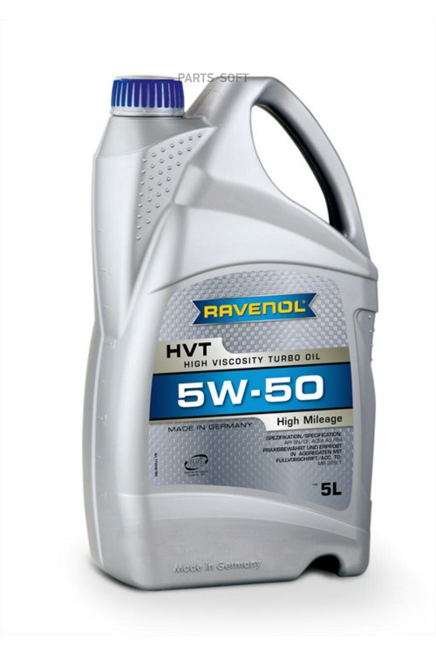Моторное масло 5W-50 (5л) (второй номер 4014835802933) RAVENOL / арт. 111610200501999 - (1 шт)