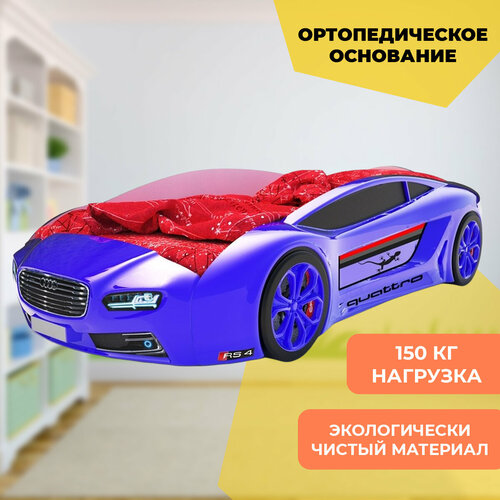 Кровать-машина синяя Roadster 