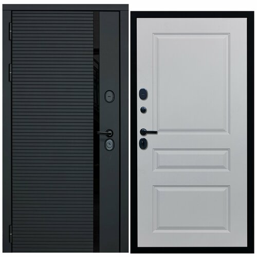 МХ-45 2050*960 Левая (Черный кварц - Д13 Белый софт)