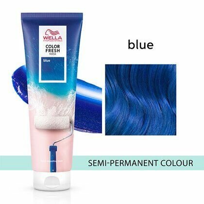 Оттеночная маска WELLA PROFESSIONAL Color Fresh Синий 150 мл - фото №13