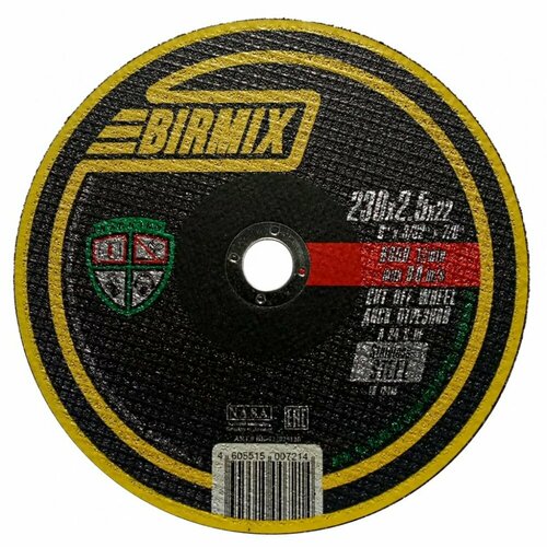 BIRMIX Круг отрезной 230x2,5x22 cталь BK-123025126