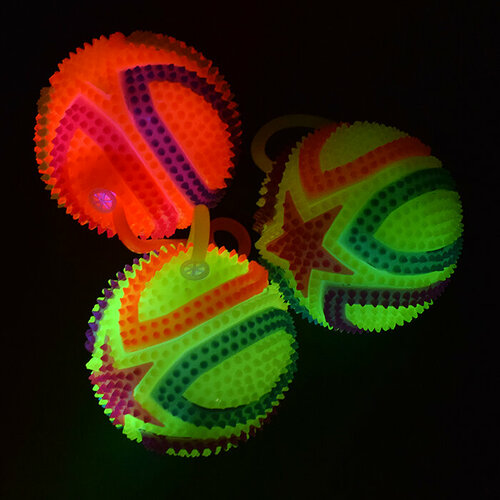 Мяч-ежик 00-1387 (6,5 см) в коробке мяч ежик двухцветный со светом 7 5см в коробке