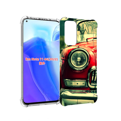 Чехол MyPads Винтажная-машина мужской для Xiaomi Redmi Note 11 4G ( Глобальная версия ) задняя-панель-накладка-бампер чехол mypads машина синяя мужской для xiaomi redmi note 11 4g глобальная версия задняя панель накладка бампер
