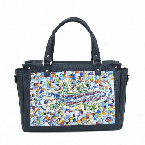 Сумка Pelle Volare aa240021/синий, фактура зернистая, синий