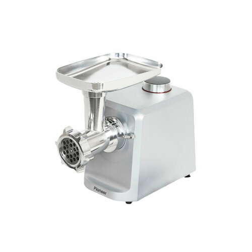 Мясорубка Pioneer с реверсом 4 скорости насадки для колбасок и кеббе 2 решетки 5 мм и 8 мм 2500 Вт 1369000₽
